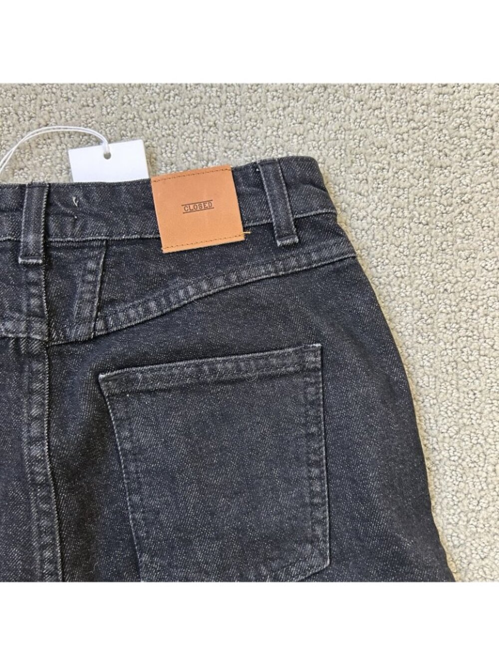 NWT CLOSED Womens Dark Wash High Waist Slim Fit Straight Leg Jeans Milly Size 24 - Picture 12 of 16